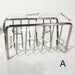 Multifunctional M‑Shaped Sponge Holder — Kitchen Sink Caddy Organizer, Rustproof Iron Sponge Caddy