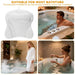 Breathable 3D Mesh Bath Pillow — Neck & Back Support with 6 Suction Cups