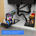 Metal Pull-Out Under-Sink Organiser with Sliding Shelf — Kitchen Storage (White/Black)