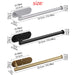 Stainless Steel Paper Towel Holder – Adhesive or Screw-Fix Wall & Cabinet Mount