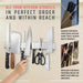 Stainless Steel Magnetic Knife Strip – Wall-Mount Holder (300/400/500mm)