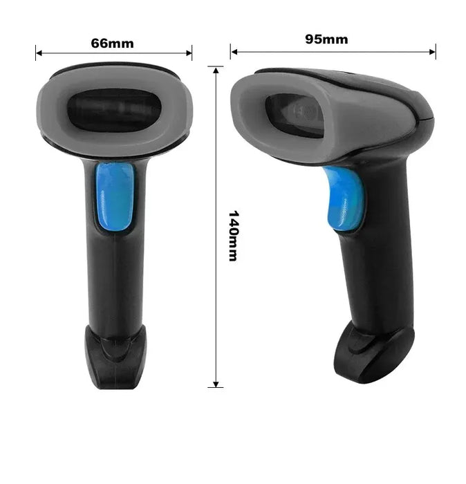 USB Wired 1D/2D Handheld QR & Barcode Scanner — High-Speed