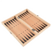 3-in-1 Wooden Board Game Set — Chess, Draughts & Backgammon, 29×29cm