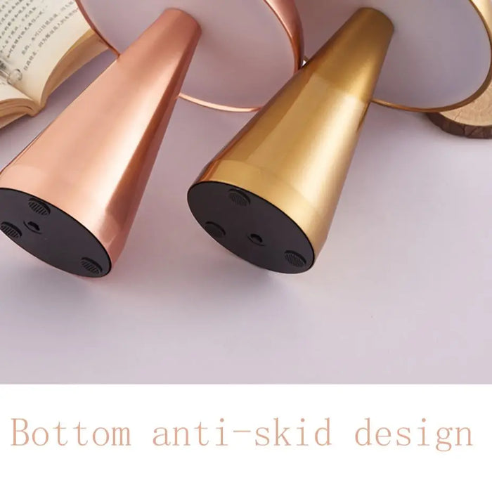 LED Mushroom Bud Lamp - Rechargeable Touch, Three-tone Lighting, Table Lamp for Living Room, Bedroom, Study - Perfect for Cafe Bar Restaurant Decorations