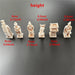 Large 43cm (16.93in) Imitation Terracotta Army Plastic Chess Set with Aged Leather-Effect Board