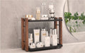Wooden Countertop Organiser – Cosmetic & Coffee Station Shelf for Vanity