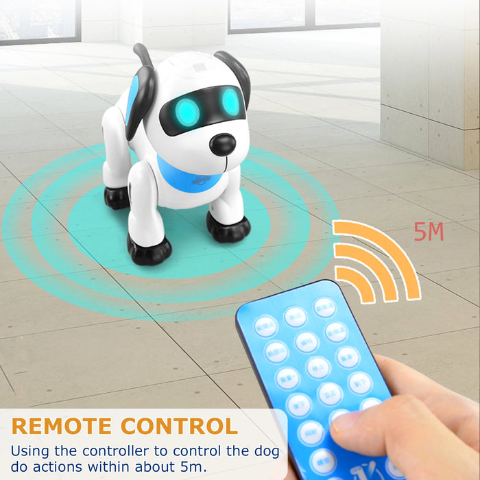 LE NENG K21 Stunt Robot Dog - Electronic Toy with Remote and Voice Control, Programmable, Touch-Sensitive, Music and Dancing Features - Ideal Entertainment for Kids and Dog Lovers
