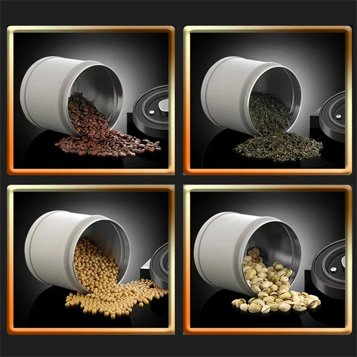 Stainless Steel Vacuum Coffee Canister — Airtight Storage for Beans, Tea & Dry Foods