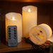 3pc USB Rechargeable Flameless LED Candles with Remote — Home, Wedding & Valentine Decor