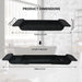 Expandable Bath Caddy Tray — PVC Bathtub Shelf for Candle, Towel, Book, Phone & Wine