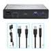 Dual‑Monitor HDMI 2.1 KVM Switch 2x2 — HDMI 2.1 or HDMI + DisplayPort 1.4 — 8K@60Hz / 4K@120Hz