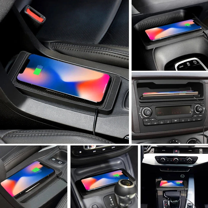 15W Wireless Car Charger Pad – Qi Fast Car Phone Charger for iPhone 11–15 & Android