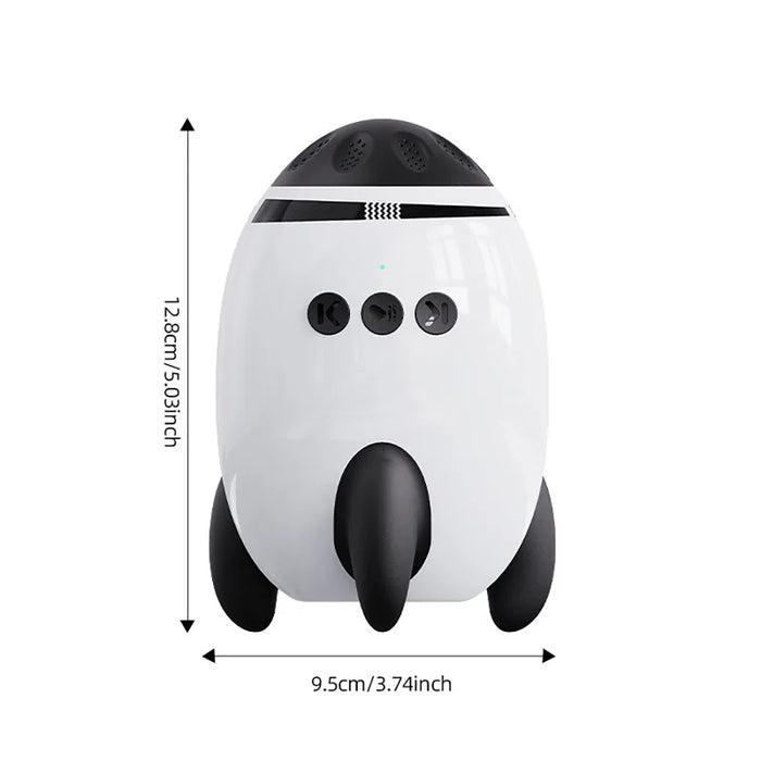 Portable Baby Soother — Bluetooth Sleep Aid & Rocker, USB‑C Rechargeable (White)