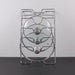 Wall-Mounted 5-Layer Pot Lid Rack – Chrome Steel Kitchen Storage