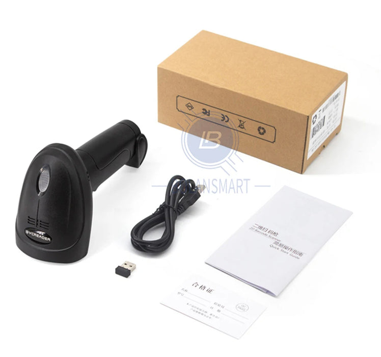 U12 1D/2D Barcode Scanner — Wired, Bluetooth & Wireless for Retail and Logistics