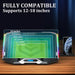 RGB Laptop Cooling Pad for 12–18 inch Laptops — 8 Fans, 3500 RPM, LCD Speed Control, 2 USB Ports