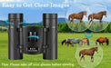 Mini 8x21 Compact Binoculars for Concerts, Sports & Birdwatching