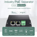 2.5G PoE Splitter 30/60/90W — Wall-mount, Isolated Ports, 10/100/1000/2500 Mbps