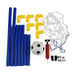 Mini Folding Indoor/Outdoor Football Goal Set with Inflatable Ball