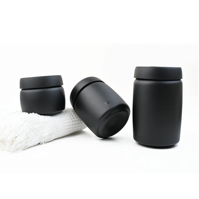 Stainless Steel Vacuum Canister — Sealed Storage for Coffee & Tea