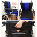 Wheelchair Backrest Cushion — Breathable, Slip-Resistant Posture Support (45×41×5cm, Blue)