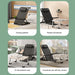 Adjustable Lifting Bed Backrest Floor Chair with Head Pillow — 6‑Position