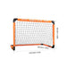 Kids Foldable Portable Football Goal with Ball & Pump — Outdoor Practice and Play