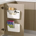 Wall-Mounted Adhesive Storage Rack – Single-Tier PP Organiser for Kitchen & Bathroom