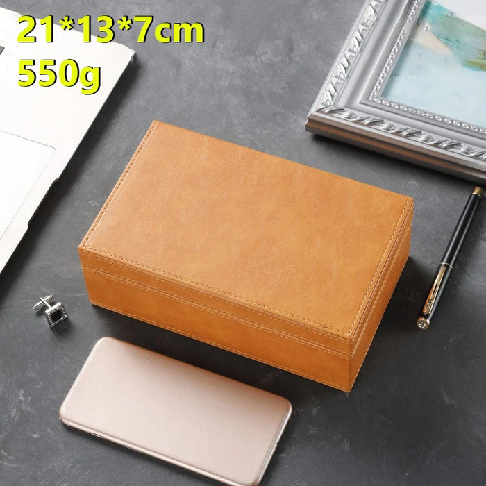 PU Leather Faraday Box for Car Keys – RFID Signal‑Blocking Key Fob Protector