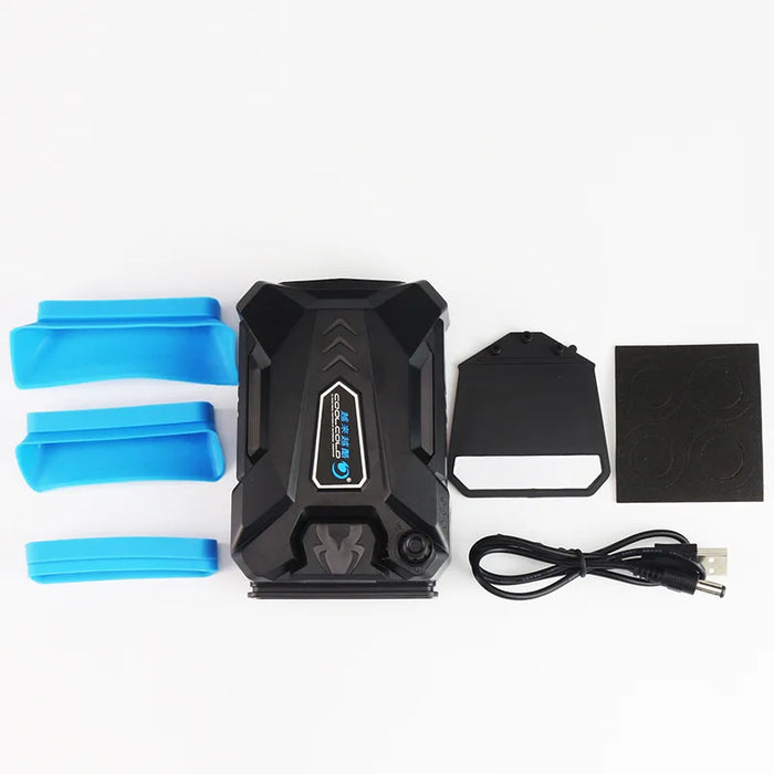 Portable Vacuum USB Laptop Cooler — External Extracting Fan for 15–17 inch Notebooks