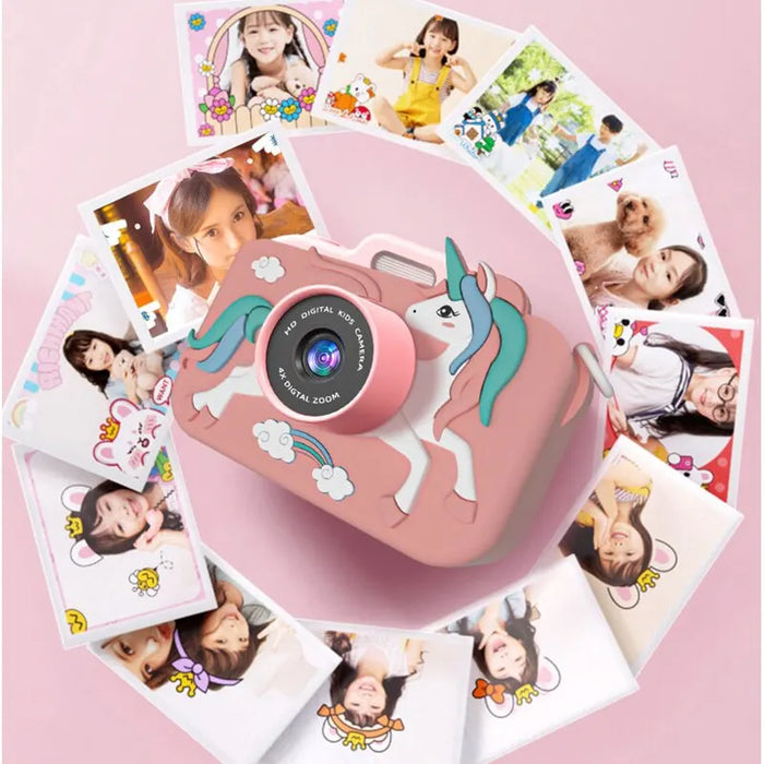 Digital Dual Camera HD 1080P - Kids Mini Video Camera Toy with Color Display - Fun Birthday Gift for Children