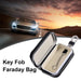Key Fob Signal-Blocking Pouch — PU Leather Faraday Case, Anti‑Theft