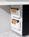 Wall-Mounted Adhesive Storage Rack – Single-Tier PP Organiser for Kitchen & Bathroom