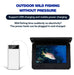 Portable 4.3-inch Fish Finder with 1080P Camera, 220° View & Night Vision