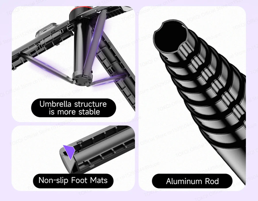 C22 AI Face-Tracking Handheld Gimbal Stabiliser — 3‑in‑1 Selfie Stick & Tripod for Smartphones