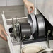 Expandable Pots & Pans Storage Rack for Cabinets — 6 Adjustable Shelves, Pot & Lid Holder