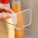 Clear Adjustable Fridge & Cabinet Dividers – Pack of 5/10/15/20