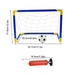 Mini Folding Indoor/Outdoor Football Goal Set with Inflatable Ball