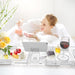 Expandable Clear Bath Shelf Over-Tub — Polycarbonate Bath Tray