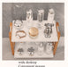 Wooden Countertop Organiser – Cosmetic & Coffee Station Shelf for Vanity