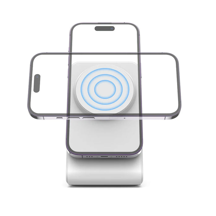 MagSafe Magnetic Wireless Charger Dock Stand — 15W Fast Charge for iPhone 12–16 (Mini/Pro/Max/Plus)