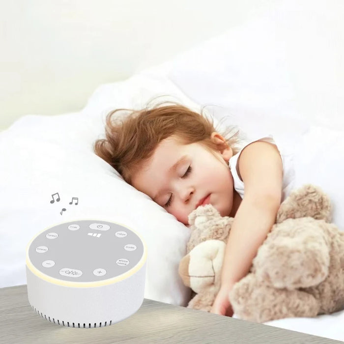 Baby White Noise Machine with Night Light — Portable Sleep Aid for Babies & Toddlers
