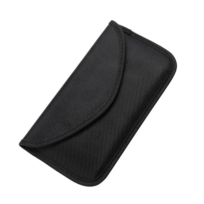 Universal Car Key RFID Signal Blocker Pouch – Faraday Fob Shield (Nylon, Black)