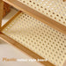 2-Tier Wicker-Look Coffee Station Organizer — Bamboo-Style Mug Holder for Countertop