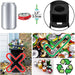 16 oz Heavy‑Duty Wall‑Mounted Can Crusher with Bottle Opener