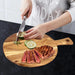 Acacia Wood Cutting Board 16 x 12 in (approx 41 x 31 cm) — Hand‑Carved Charcuterie & Chopping Board