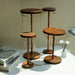 Walnut Wood Jewellery Display Stand – Desktop Necklace, Earring & Bracelet Rack