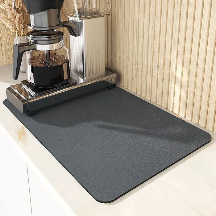 Super Absorbent Mat - Large Kitchen Antiskid Draining Pad with Quick Dry Feature, Suitable for Coffee Dish Drying, Bathroom Drain, Tableware - Perfect for Keeping Surfaces Dry and Clean