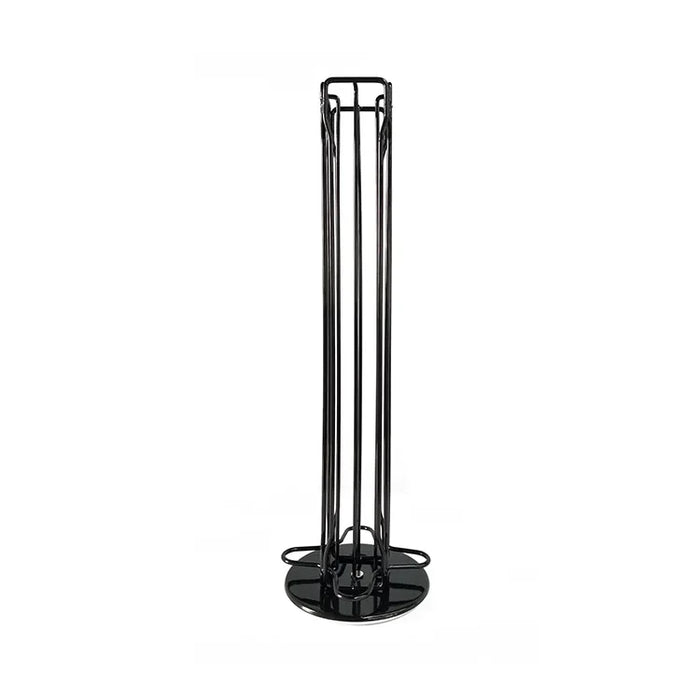 40‑Pod Rotating Coffee Capsule Holder — Metal Stand for Nespresso, Vertuo & Dolce Gusto (Black / Silver / Rose Gold)