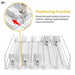 Canned Beverage Push Rack — Self-Pushing Fridge & Counter Organiser (310/380/410mm)
